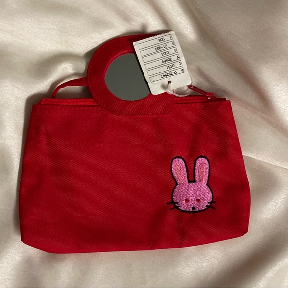 NWT Vintage Urban Outfitters cosmetics case with attached mirror. - Picture 2 of 10